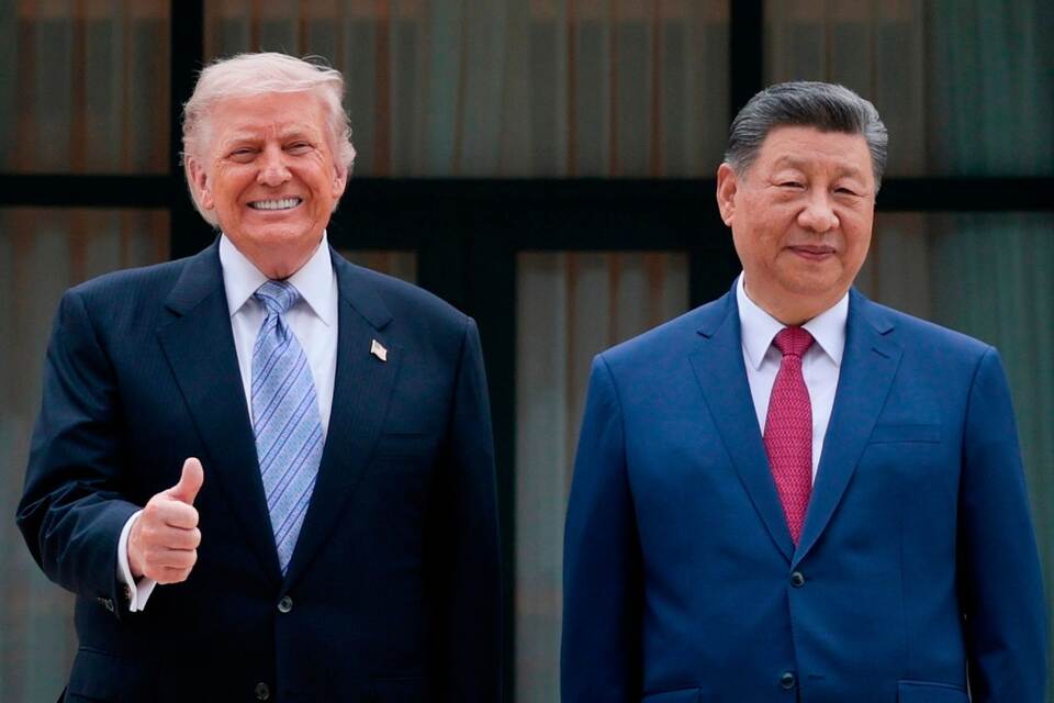 US-Präsident Trump in China US-Präsident Trump in China
