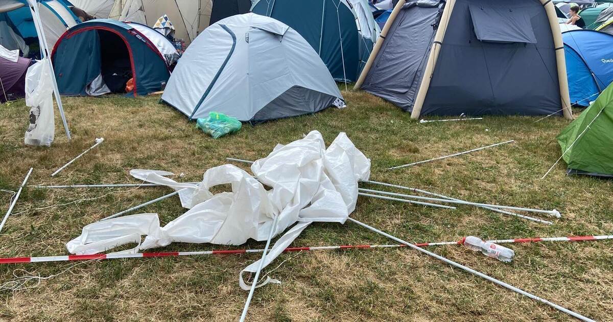 Campsite evacuated and waterlogged field: This is how Happiness Festival ...