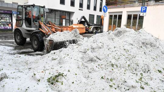 Unwetter in Baden-Württemberg - Hagel Unwetter in Baden-Württemberg - Hagel