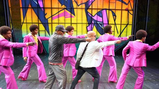 Michael-Jackson-Brüder besuchen Musical «MJ» Michael-Jackson-Brüder besuchen Musical «MJ»