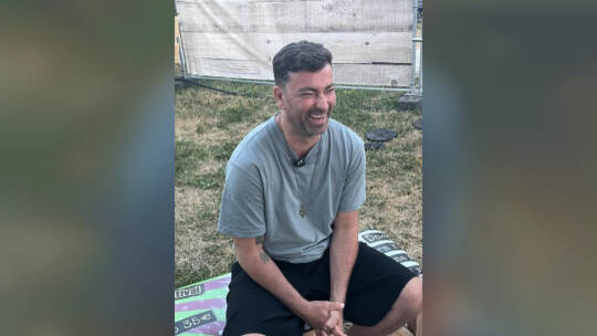 Vor seinem Auftritt gibt Marteria der PZ ein Interview. Fieß