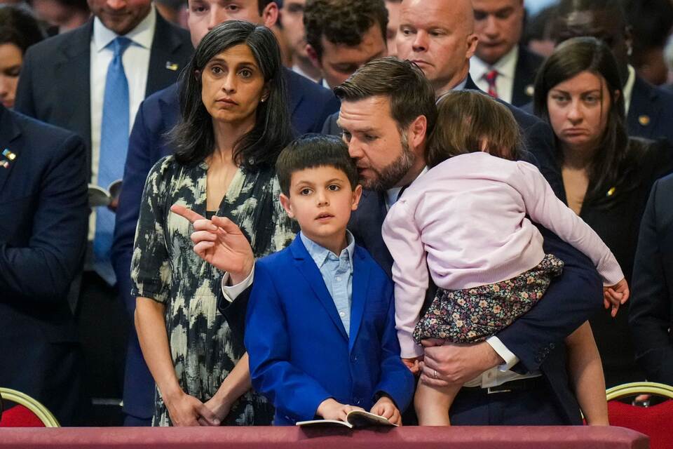 US-Vizepräsident Vance mit Familie US-Vizepräsident Vance mit Familie