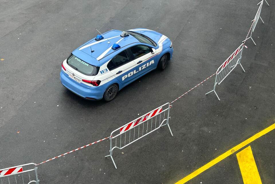 Auto der italienischen Polizei Auto der italienischen Polizei