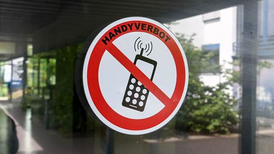 Handyverbots-Schild