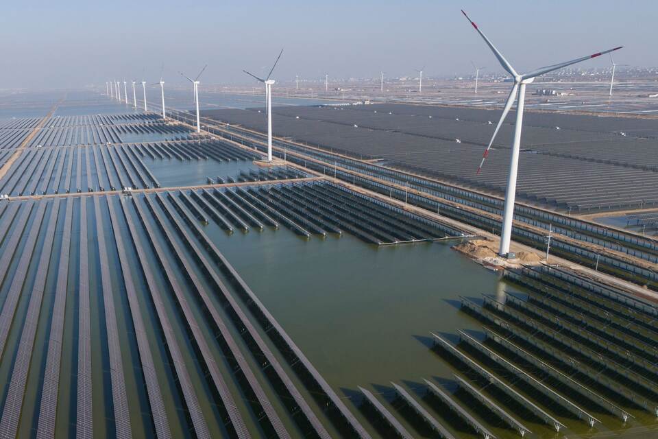 Solar- und Windanlagen in China Solar- und Windanlagen in China