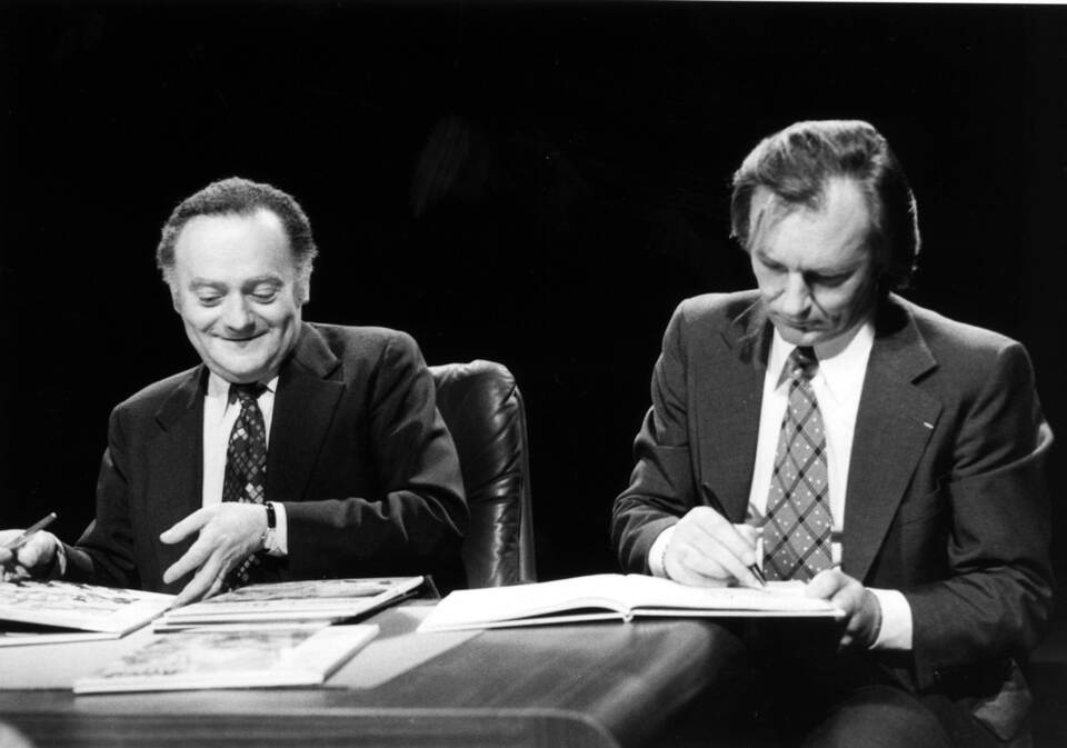 René Goscinny und Albert Uderzo René Goscinny und Albert Uderzo
