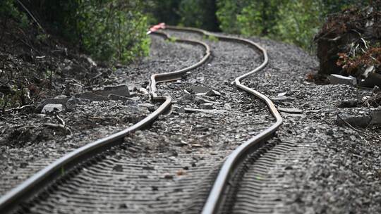 Unfallstelle Zugunglück Riedlingen Unfallstelle Zugunglück Riedlingen