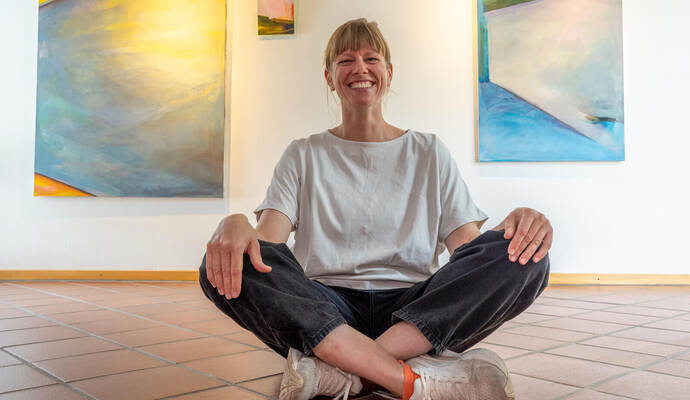 Zwei Künstler im freien Spiel der Farben: Neue Ausstellung im Hohenwart Forum
