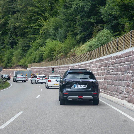 Höfen Stützmauer Sanierung