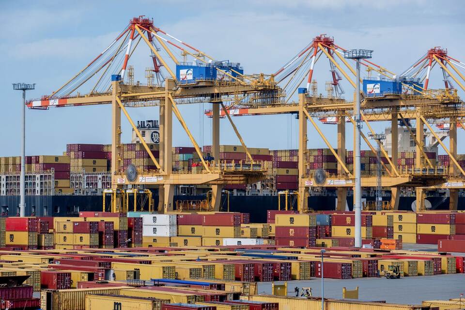 Containerterminal in Bremerhaven Containerterminal in Bremerhaven