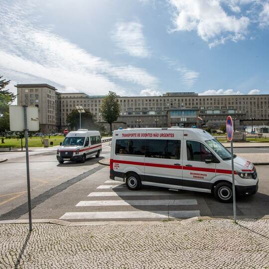 Ein Krankenwagen in Portugal