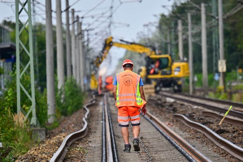 Bauarbeiten bei der Bahn