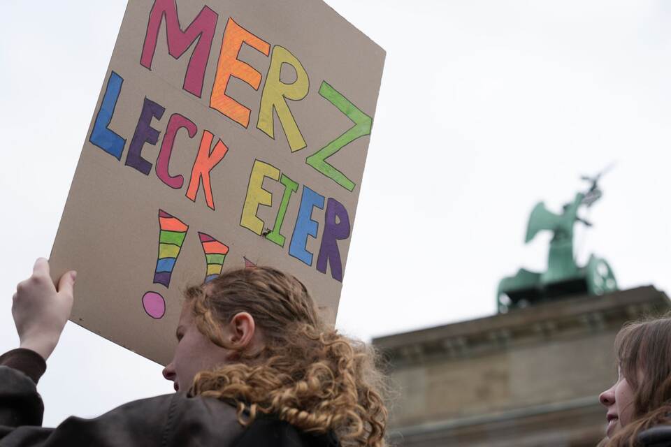 Schulstreik gegen Wehrpflicht - Berlin