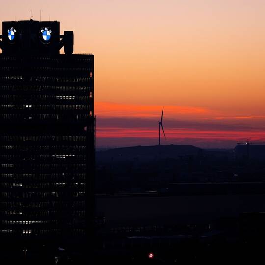 Sonnenaufgang in München