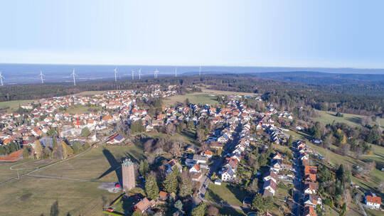 Dobel Luftbild Herbst 2020