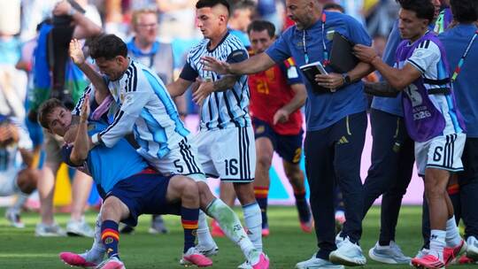 Vorfälle nach dem WM-Finale Spanien-Argentinien Vorfälle nach dem WM-Finale Spanien-Argentinien