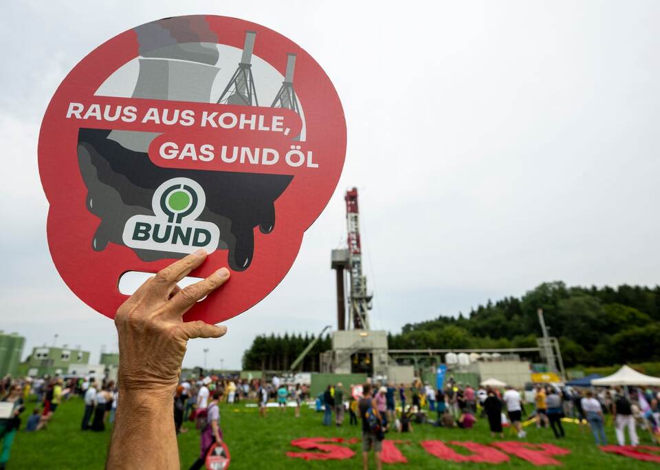 Demonstration gegen Gasbohrung Demonstration gegen Gasbohrung