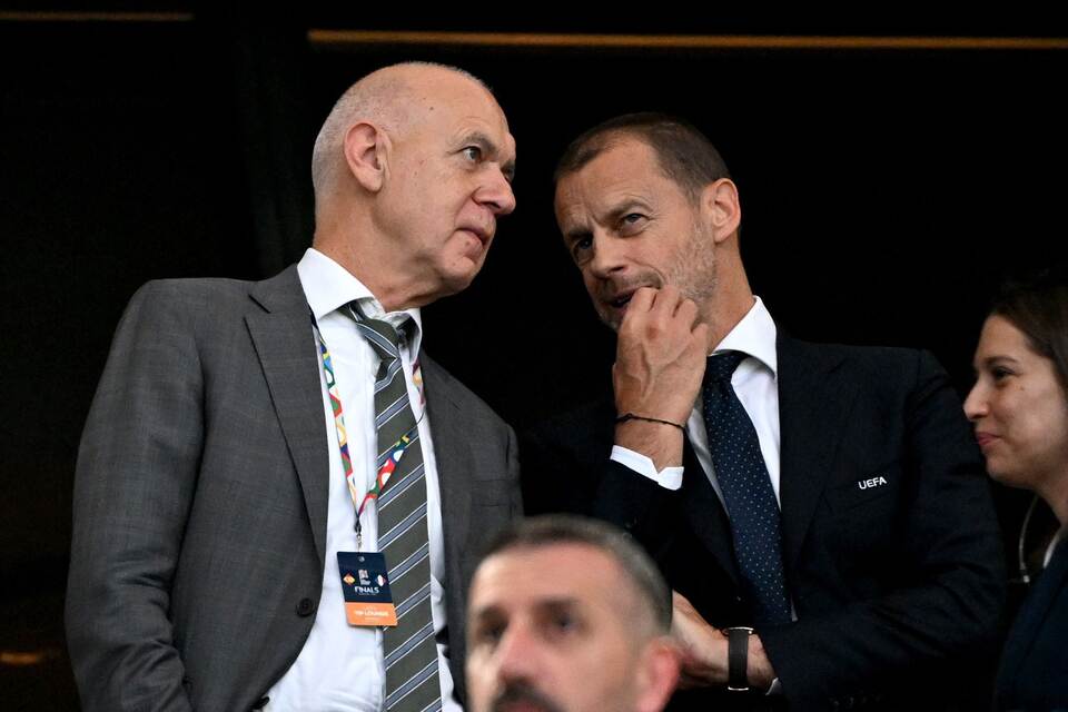 Bernd Neuendorf und Aleksander Ceferin Bernd Neuendorf und Aleksander Ceferin