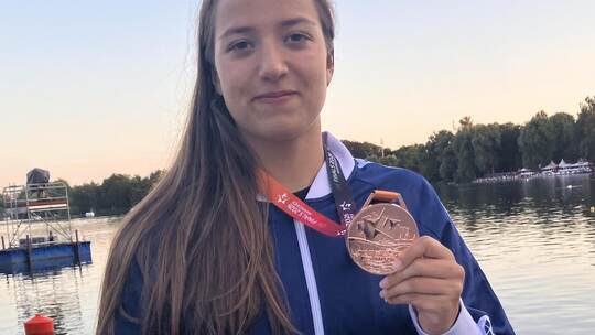 Grandioser Saisonabschluss mit Bronze bei der deutschen Meisterschaft: Katharina Mößner.Foto: Thomas Mössner