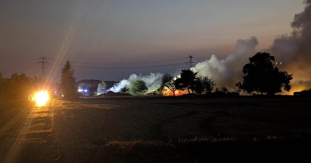 Series of fires: Police helicopter searches for arsonist in Enzberg