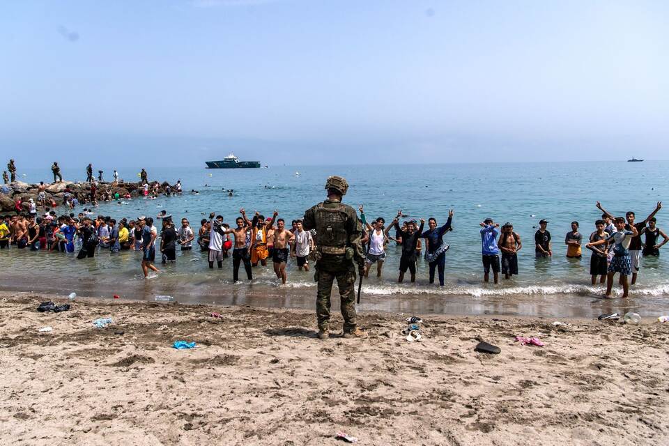 Migranten in Spanien - Ceuta Migranten in Spanien - Ceuta
