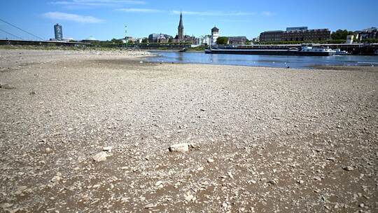 Niedrigwasser im Rhein Niedrigwasser im Rhein