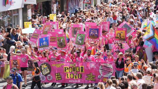 Pride Parade in Brighton Pride Parade in Brighton
