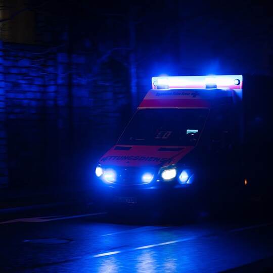 Rettungswagen im Einsatz