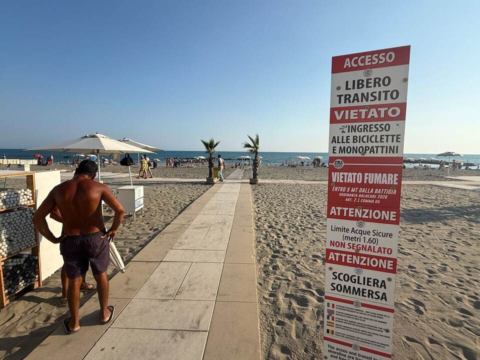 Strandbad in Italien Strandbad in Italien