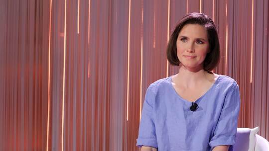 Amanda Knox in italienischer TV-Show Amanda Knox in italienischer TV-Show