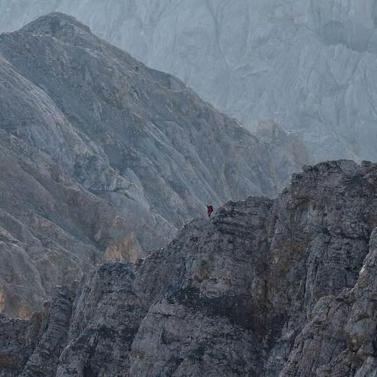 Jubiläumsgrat nahe der Zugspitze