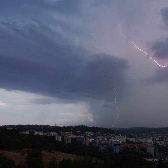 Unwetter in Baden-Württemberg