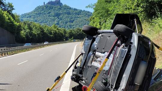 Verkehrsunfall mit Verletzten bei Hechingen