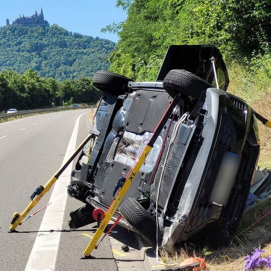 Verkehrsunfall mit Verletzten bei Hechingen