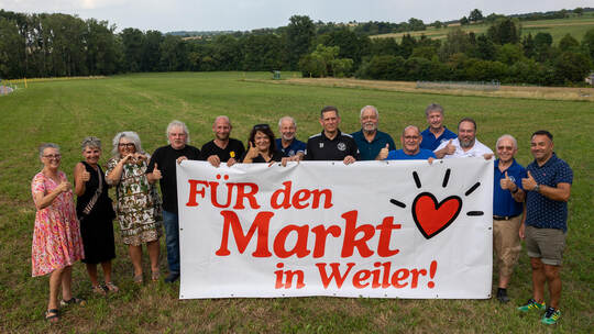 Weiler Supermarkt Ortsrand