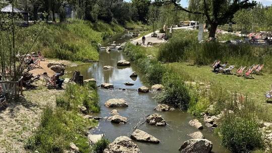 „Ellwangen an die Jagst“ heißt es bei der Landesgartenschau in den Jagstauen.