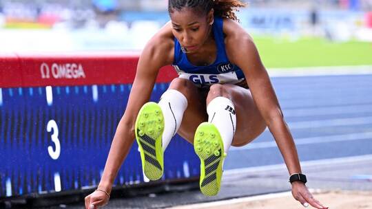 Ein Sprung auf 6,67 Meter hat Mikaelle Assani Ende Juli überraschend den deutschen Meistertitel gebracht. Natürlich darf die geb Leichtathletik - Deutsche Meisterschaft