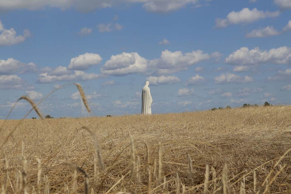 Gigantische Marienstatue in Polens Provinz