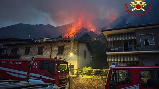 Waldbrand am Gardasee Waldbrand am Gardasee