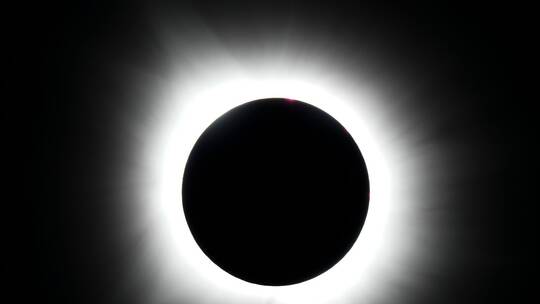 Totale Sonnenfinsternis 2024 in Texas