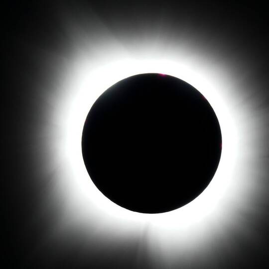 Totale Sonnenfinsternis 2024 in Texas