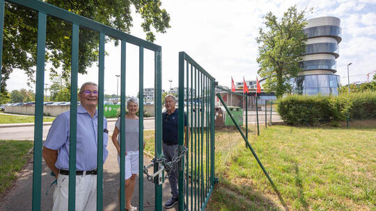 Buckenbergcampus Bebauung Sportplatz