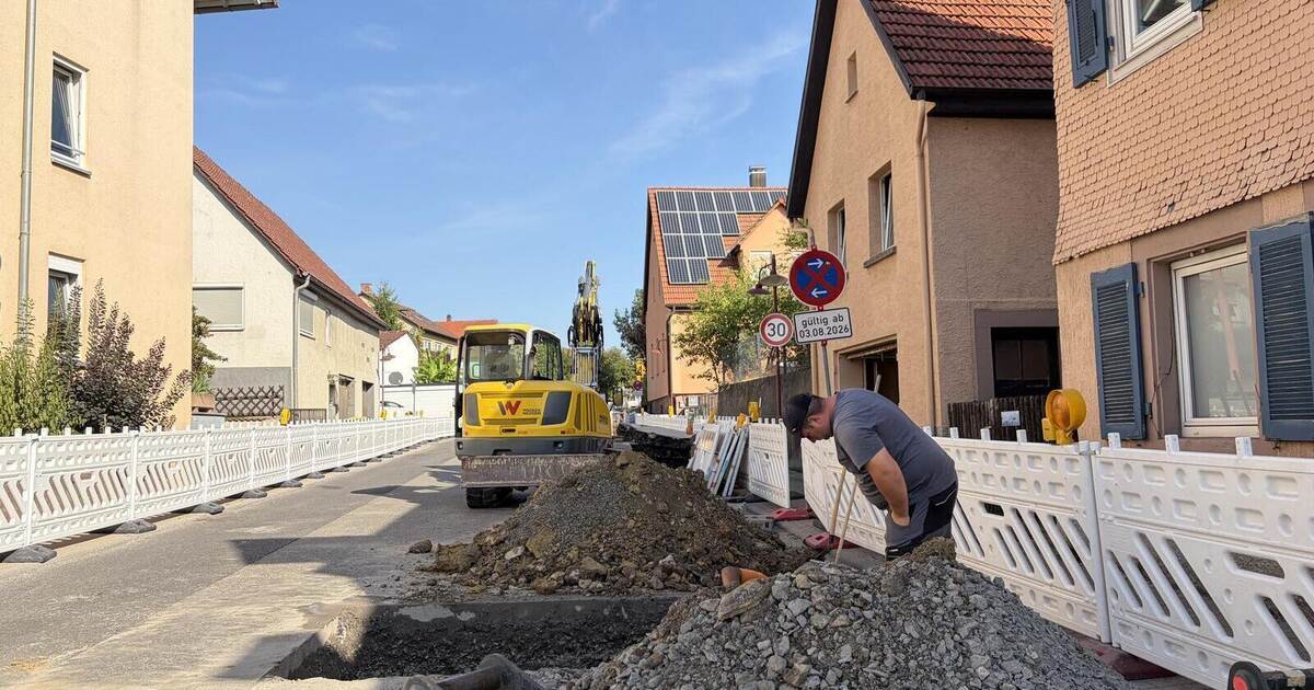 What happens under the Wiernsheim main road before the new asphalt arrives