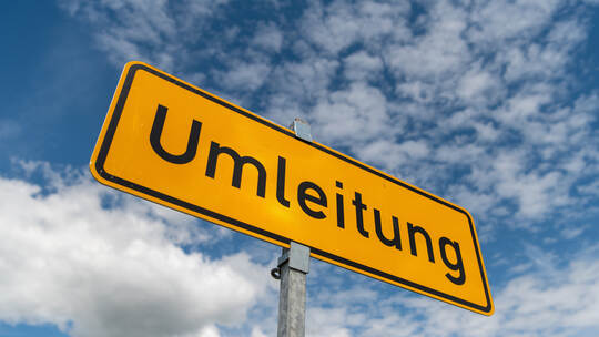 Verkehrszeichen, Umleitung