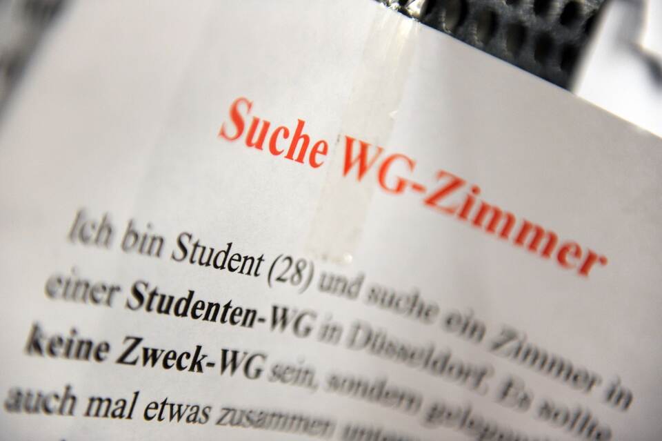 WG-Zimmer sind teuer (Archivbild) WG-Zimmer sind teuer (Archivbild)
