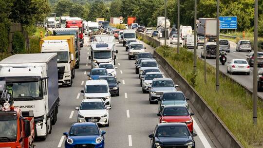 Staus auf Autobahnen