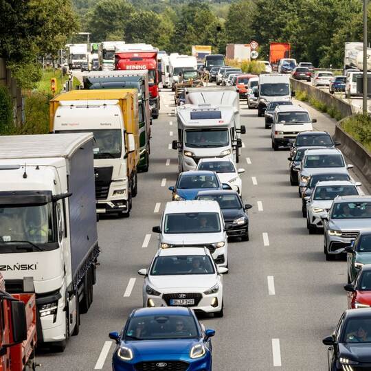Staus auf Autobahnen