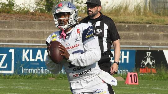 Die Wilddogs (hier Drequan Harris) müssen in Kiel ran. Jürgen Keller