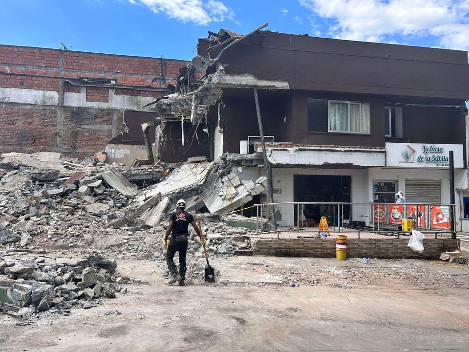 Nach dem Erdbeben in Kolumbien Nach dem Erdbeben in Kolumbien