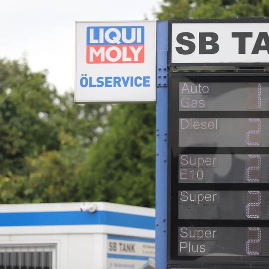 Tankstelle.